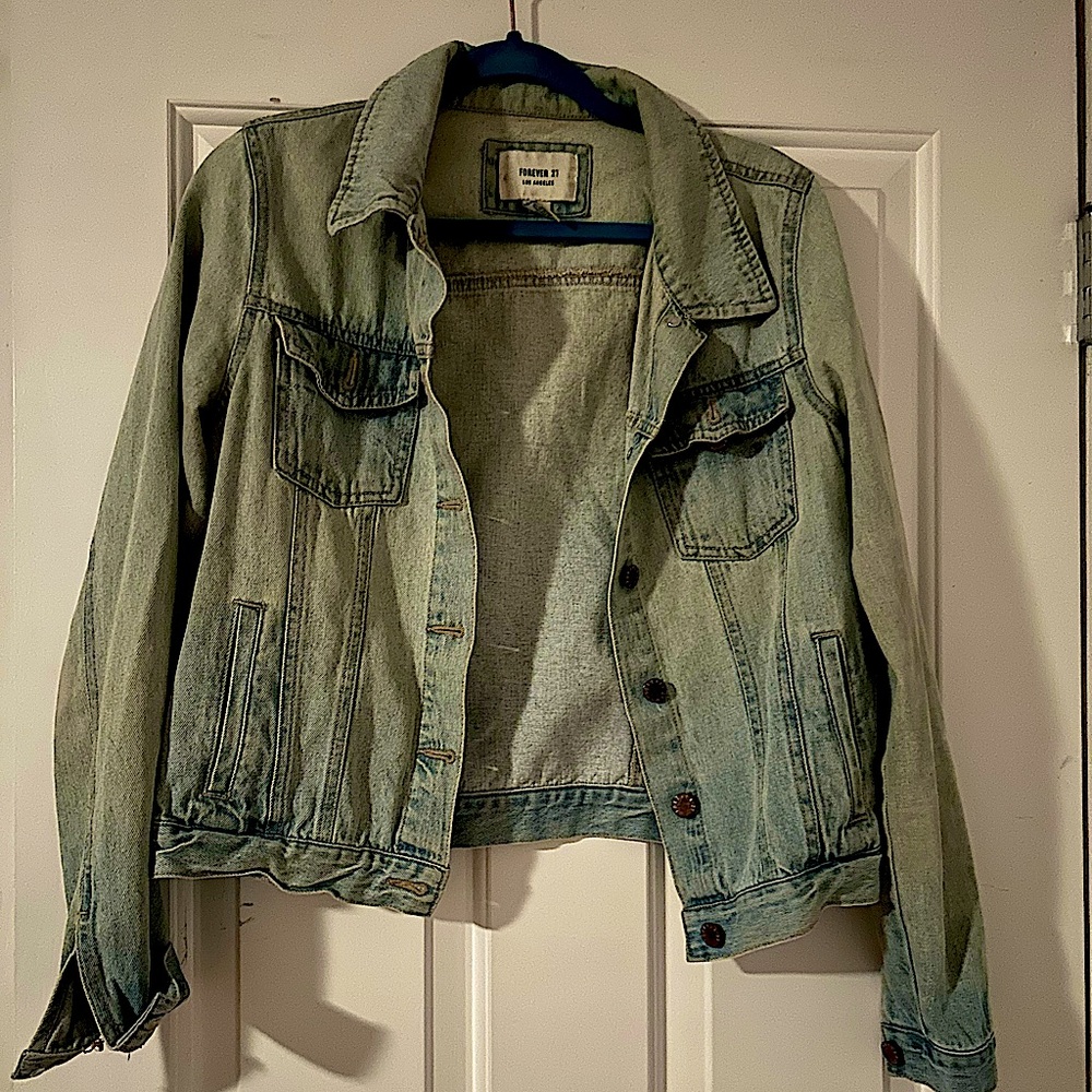 Forever 21 Blue Jean Jacket Classic Design‎